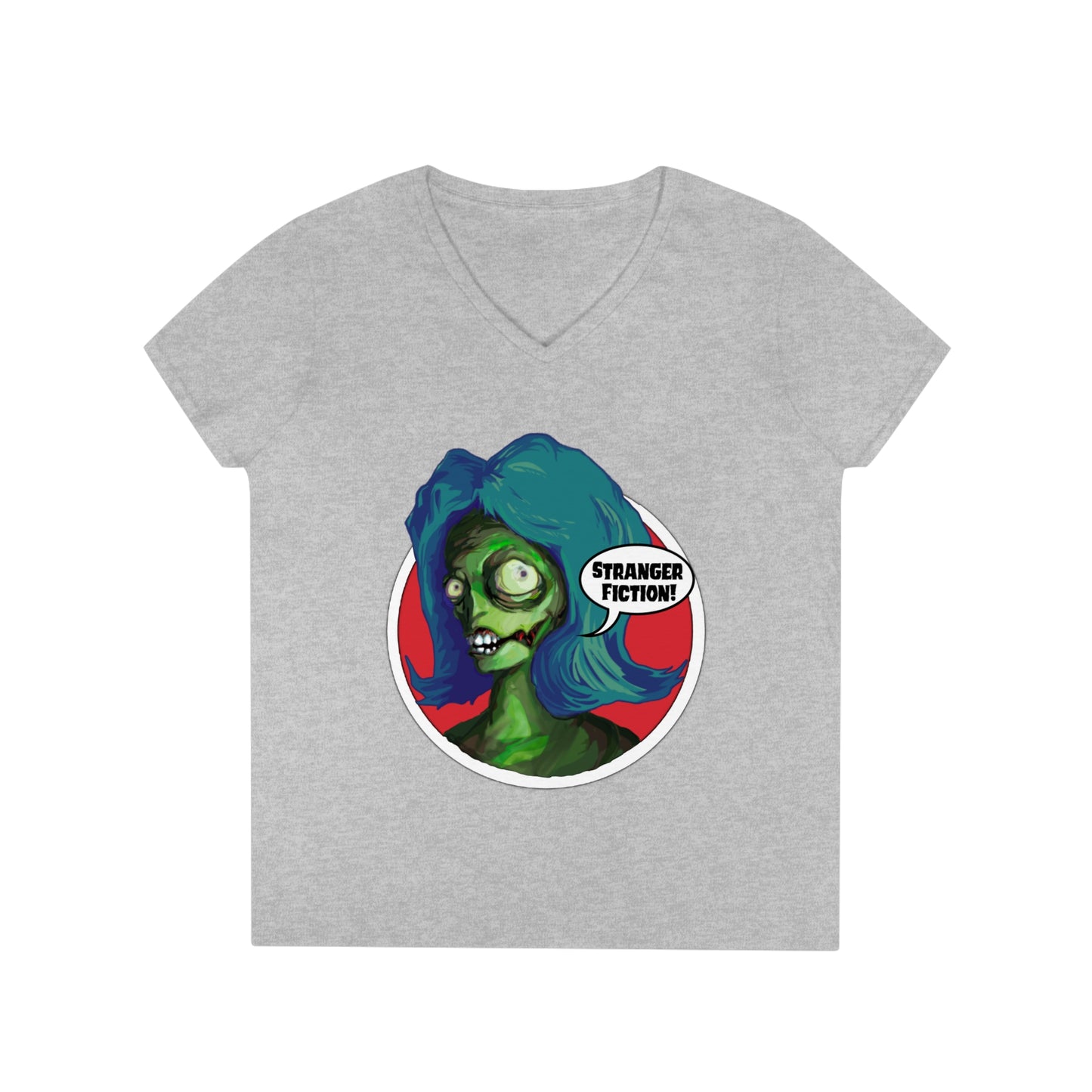 Mombie Ladies' V-Neck T-Shirt