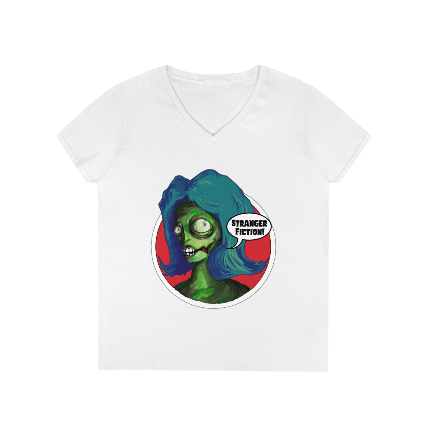 Mombie Ladies' V-Neck T-Shirt