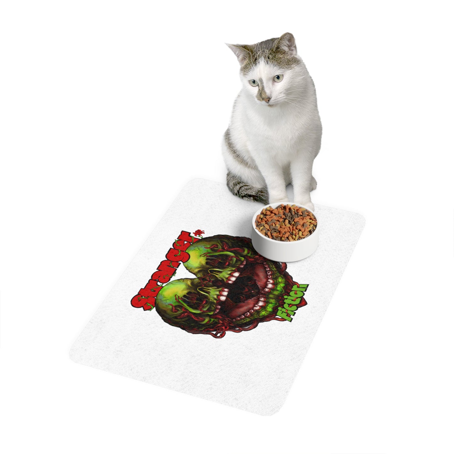 ‘Til Death Pet Food Mat (12x18)