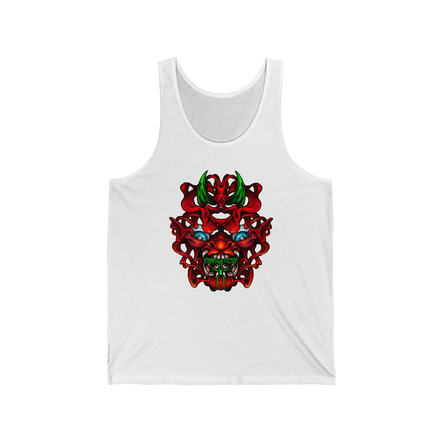 Red Oni  Unisex Jersey Tank