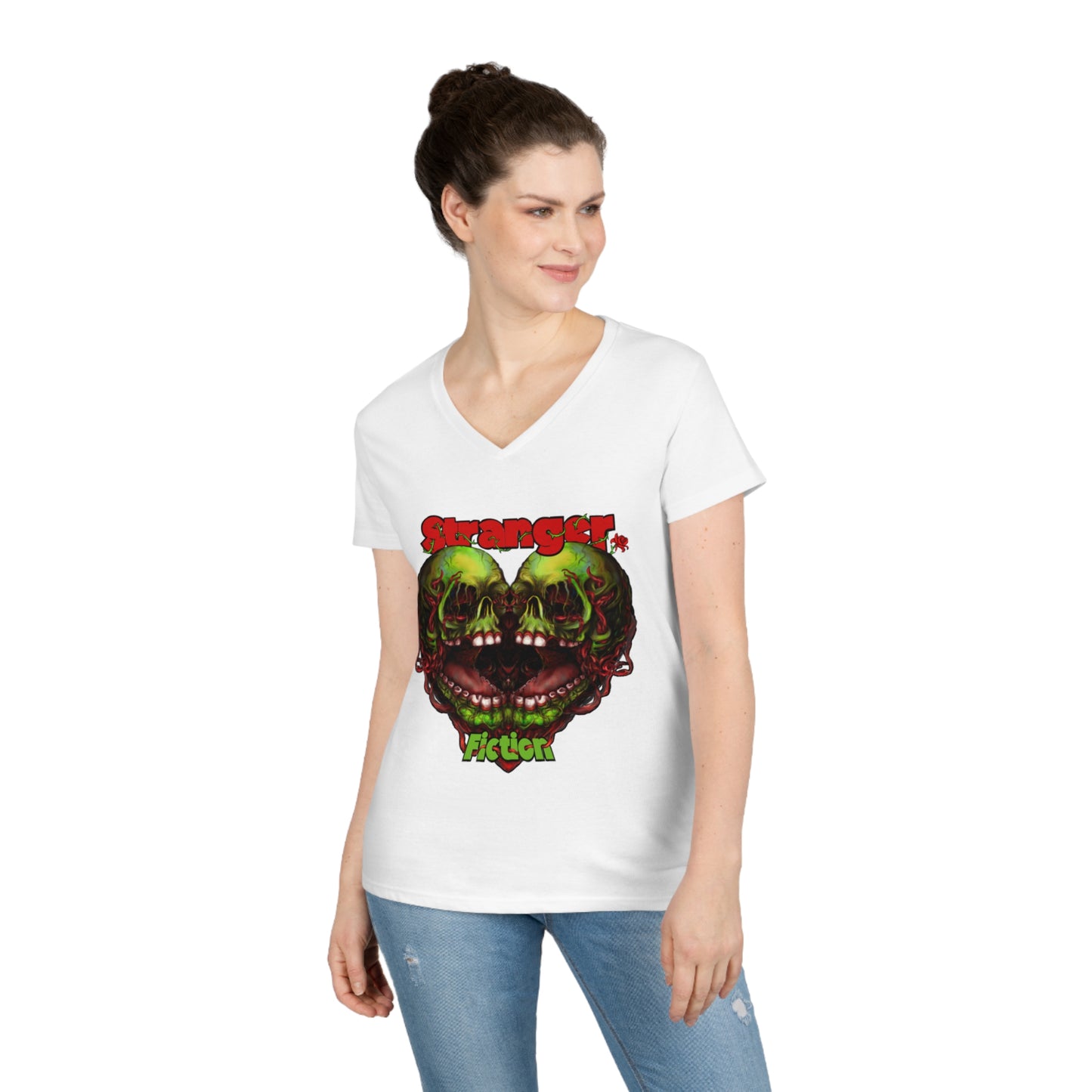 ‘Til Death Ladies' V-Neck T-Shirt