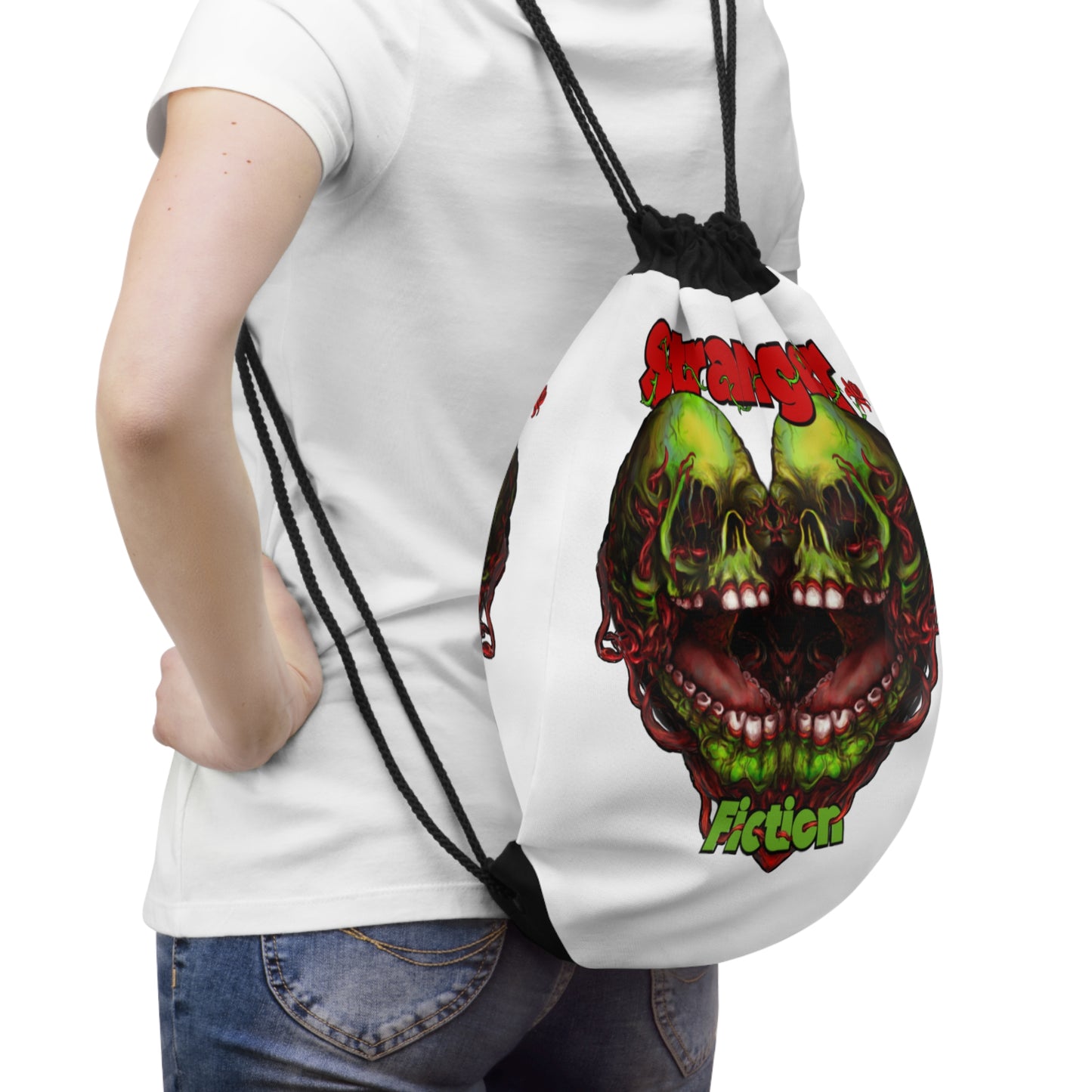 'Til Death Drawstring Bag