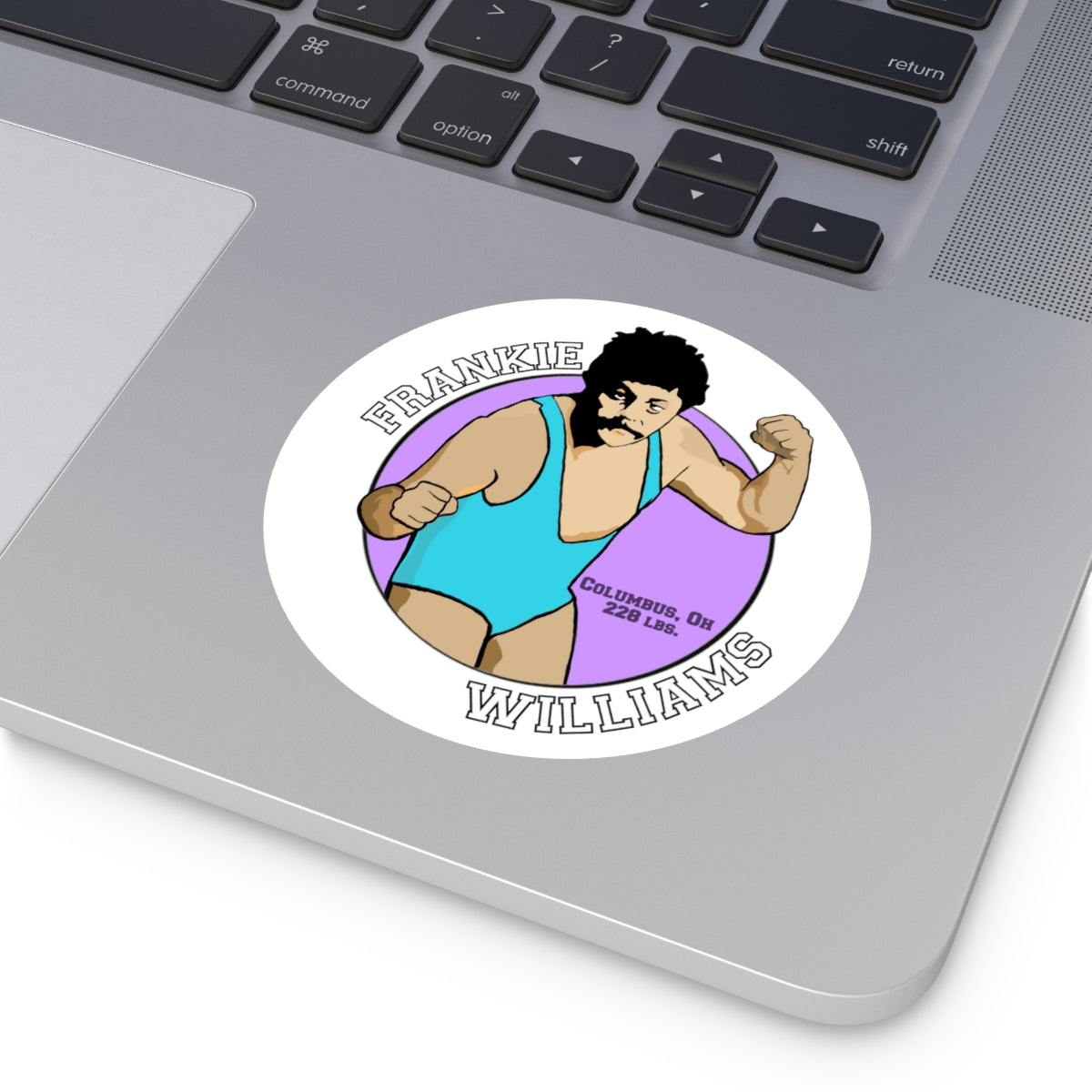 Frankie Williams Round Vinyl Stickers