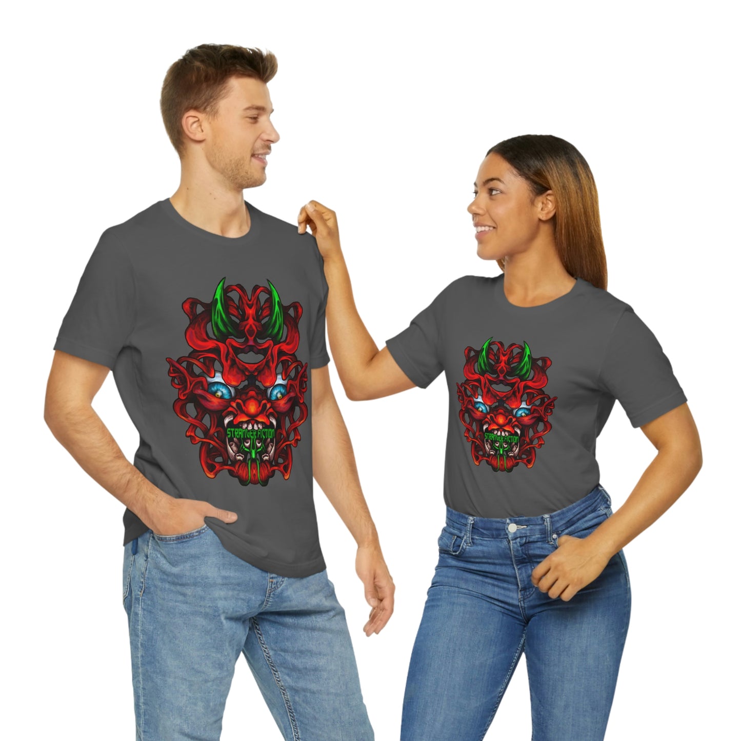 Red Oni  Unisex Jersey Short Sleeve Tee