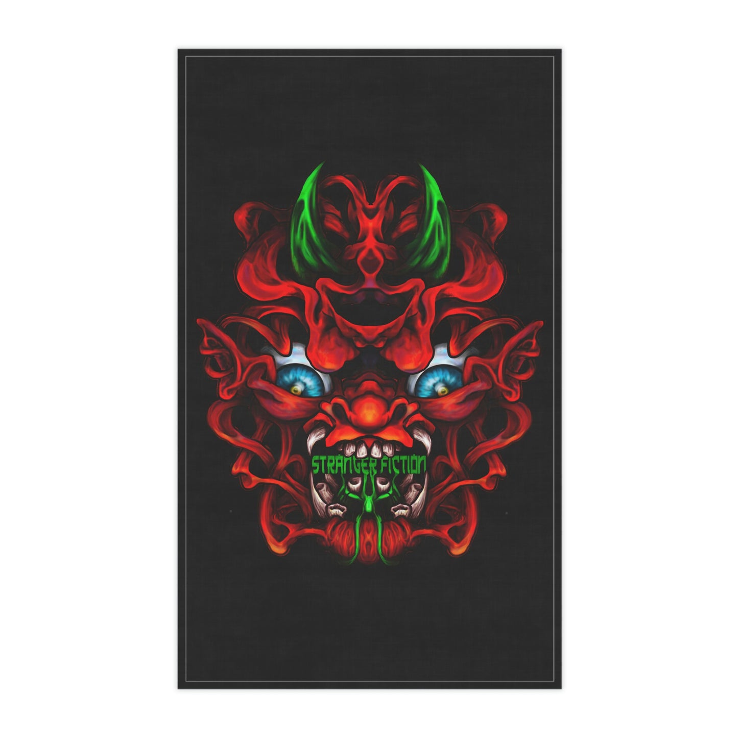 Red Oni Kitchen Towel