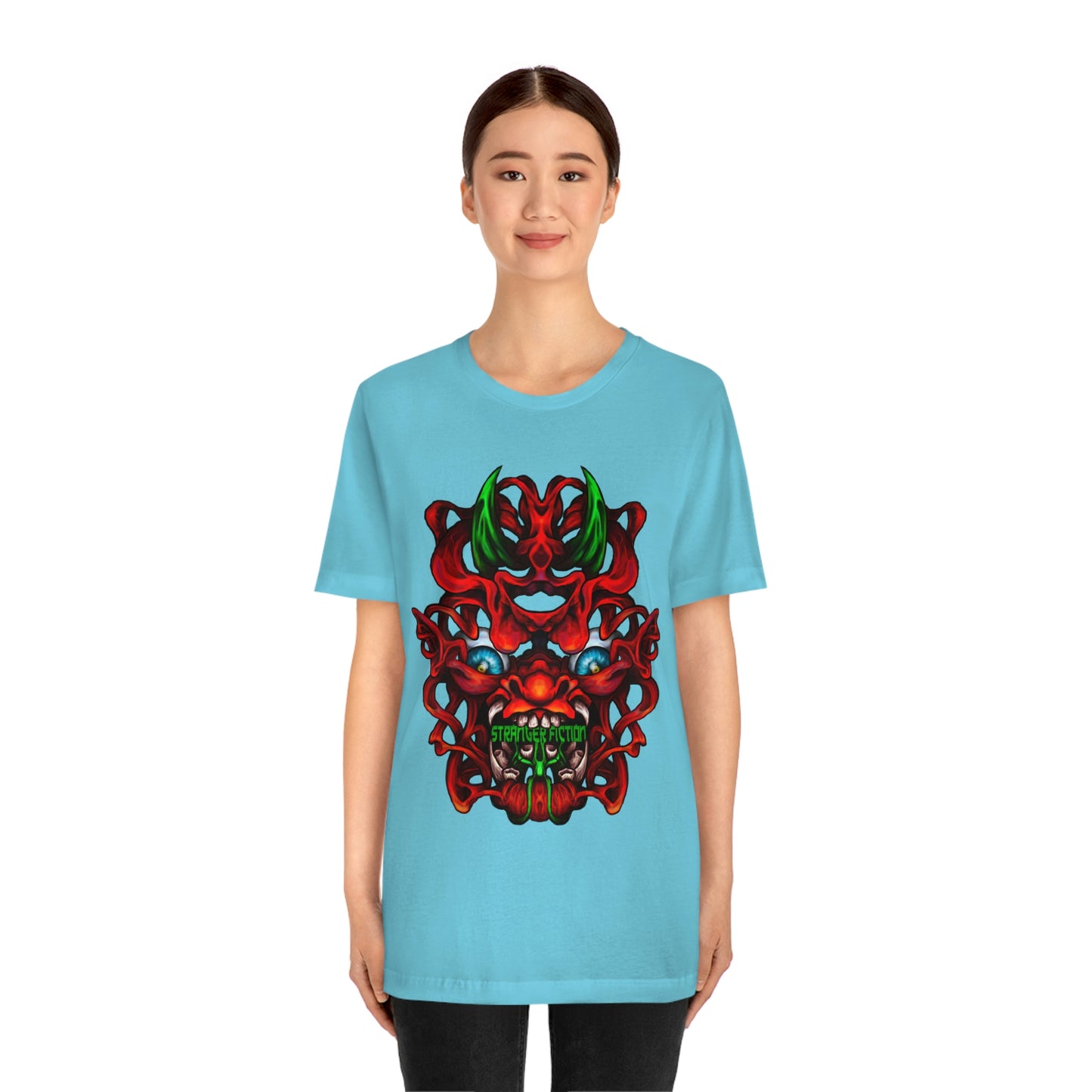 Red Oni  Unisex Jersey Short Sleeve Tee