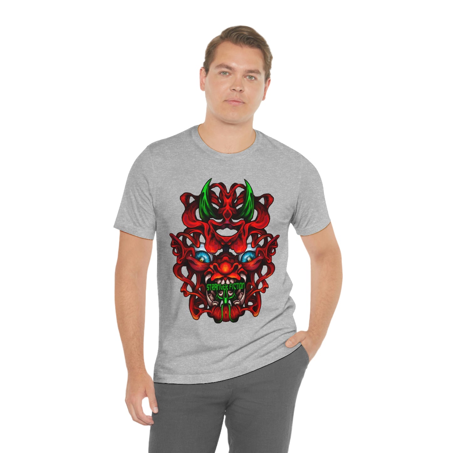 Red Oni  Unisex Jersey Short Sleeve Tee