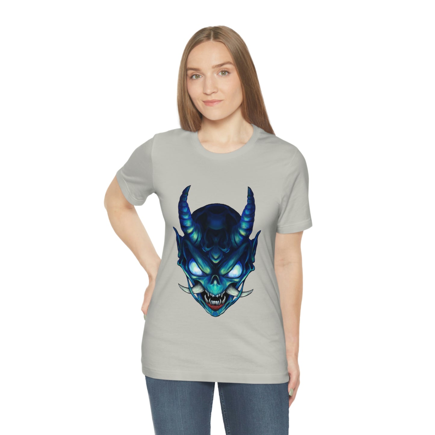 Blue Oni Unisex Jersey Short Sleeve Tee