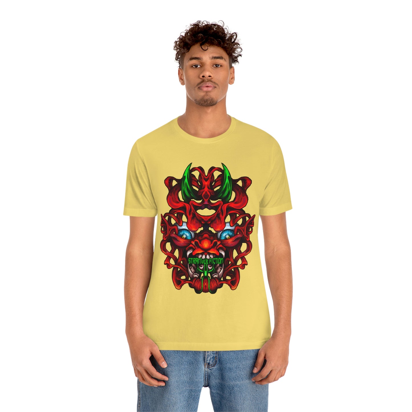 Red Oni  Unisex Jersey Short Sleeve Tee