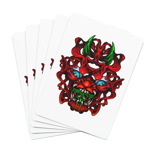Red Oni Custom Poker Cards