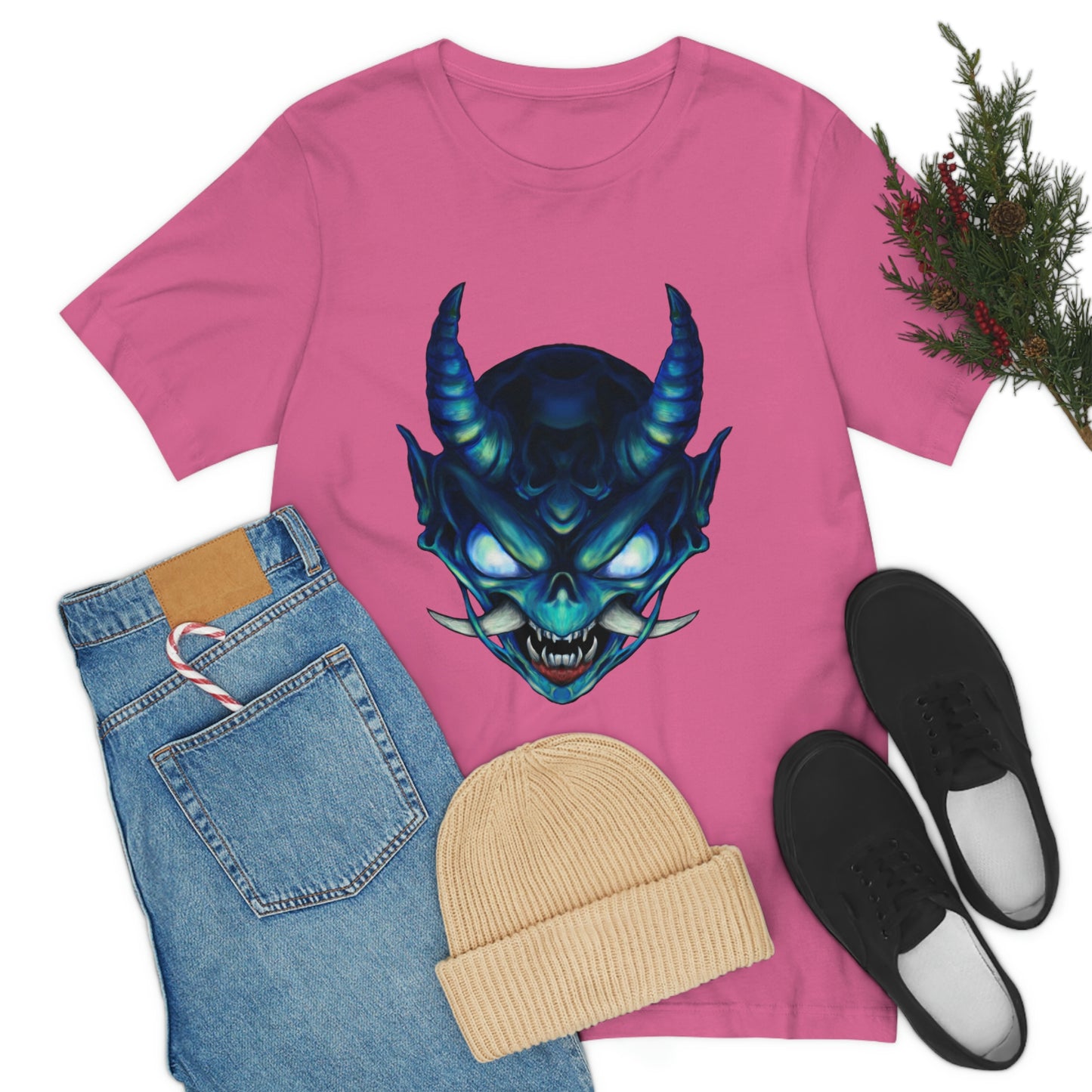 Blue Oni Unisex Jersey Short Sleeve Tee