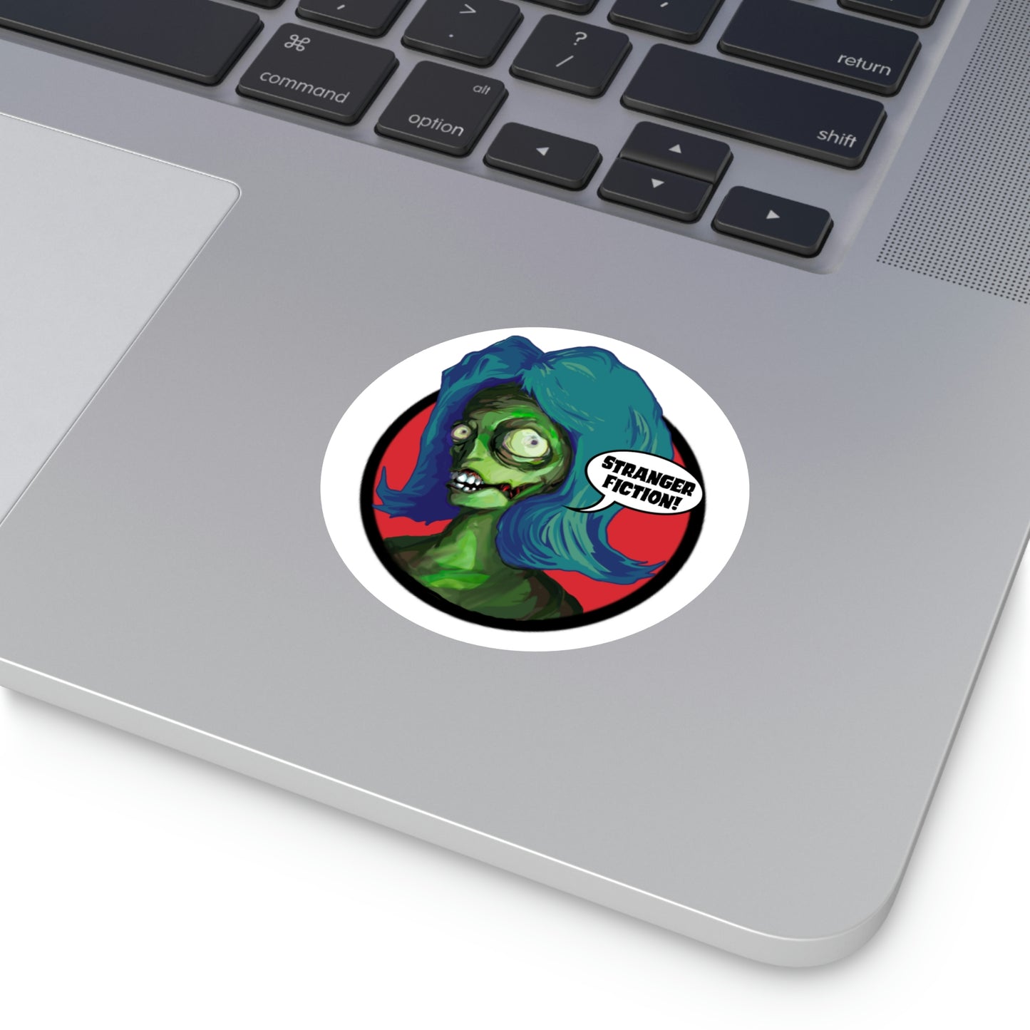 Mombie Round Vinyl Stickers