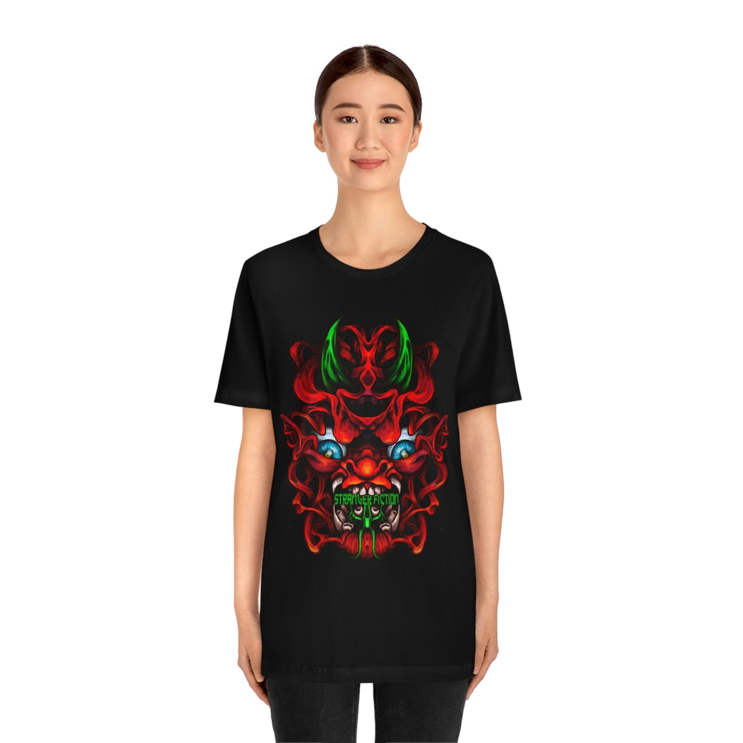 Red Oni  Unisex Jersey Short Sleeve Tee