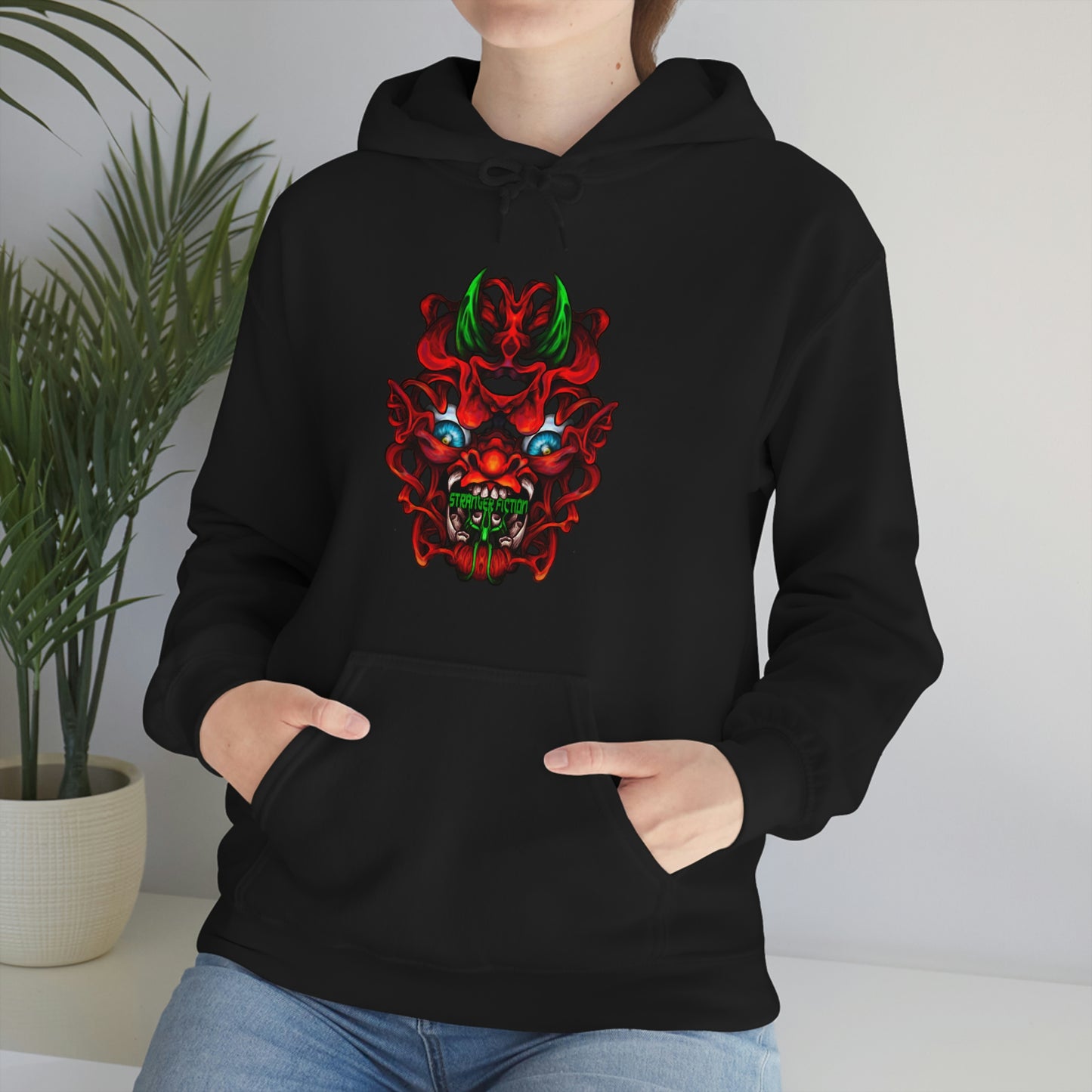 Red Oni Unisex Heavy Blend™ Hooded Sweatshirt