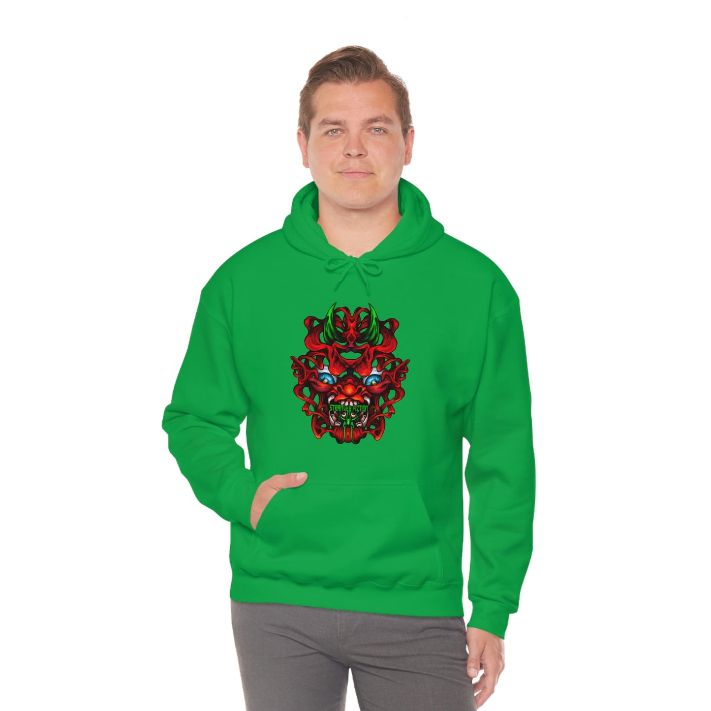 Red Oni Unisex Heavy Blend™ Hooded Sweatshirt