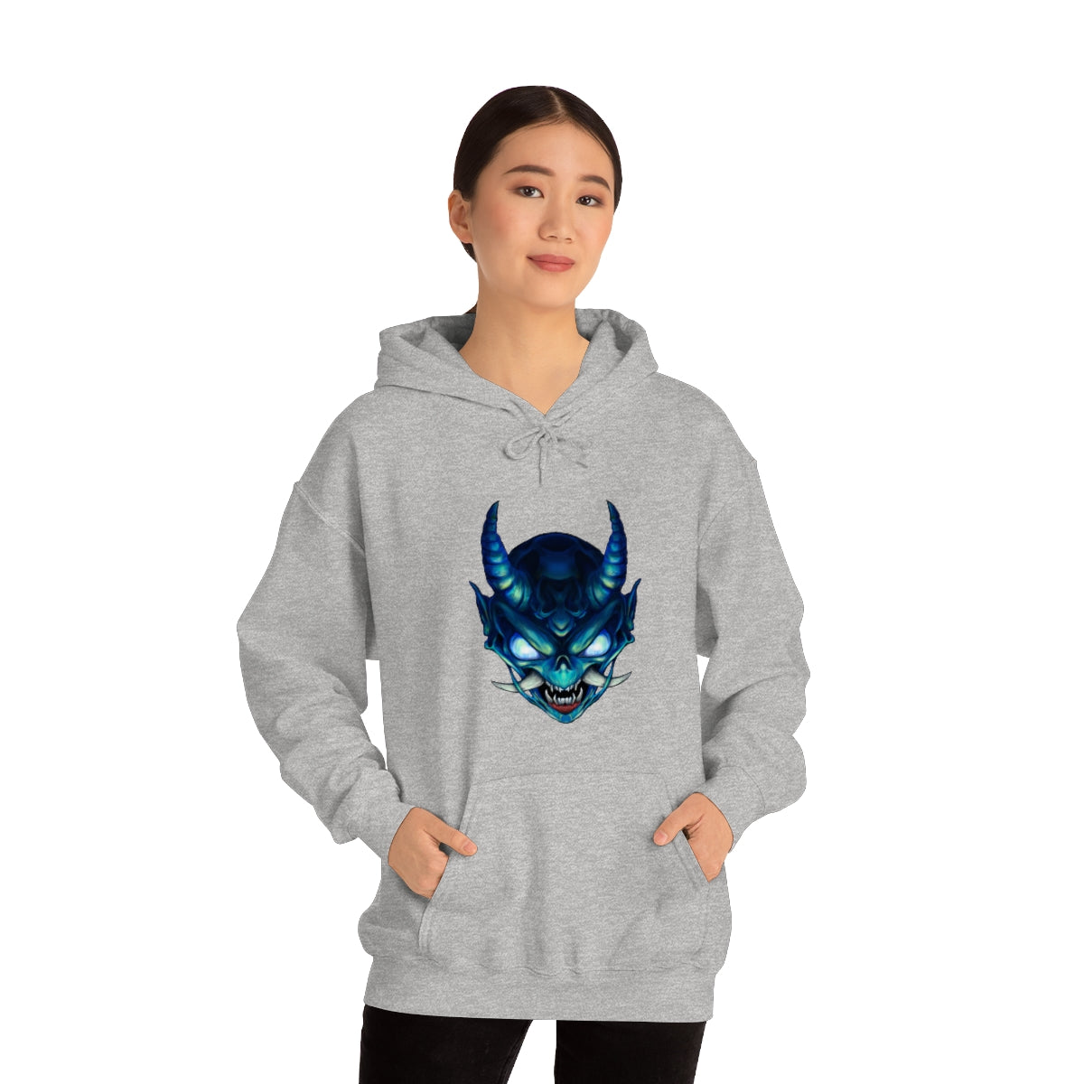 Blue Oni Unisex Heavy Blend™ Hooded Sweatshirt