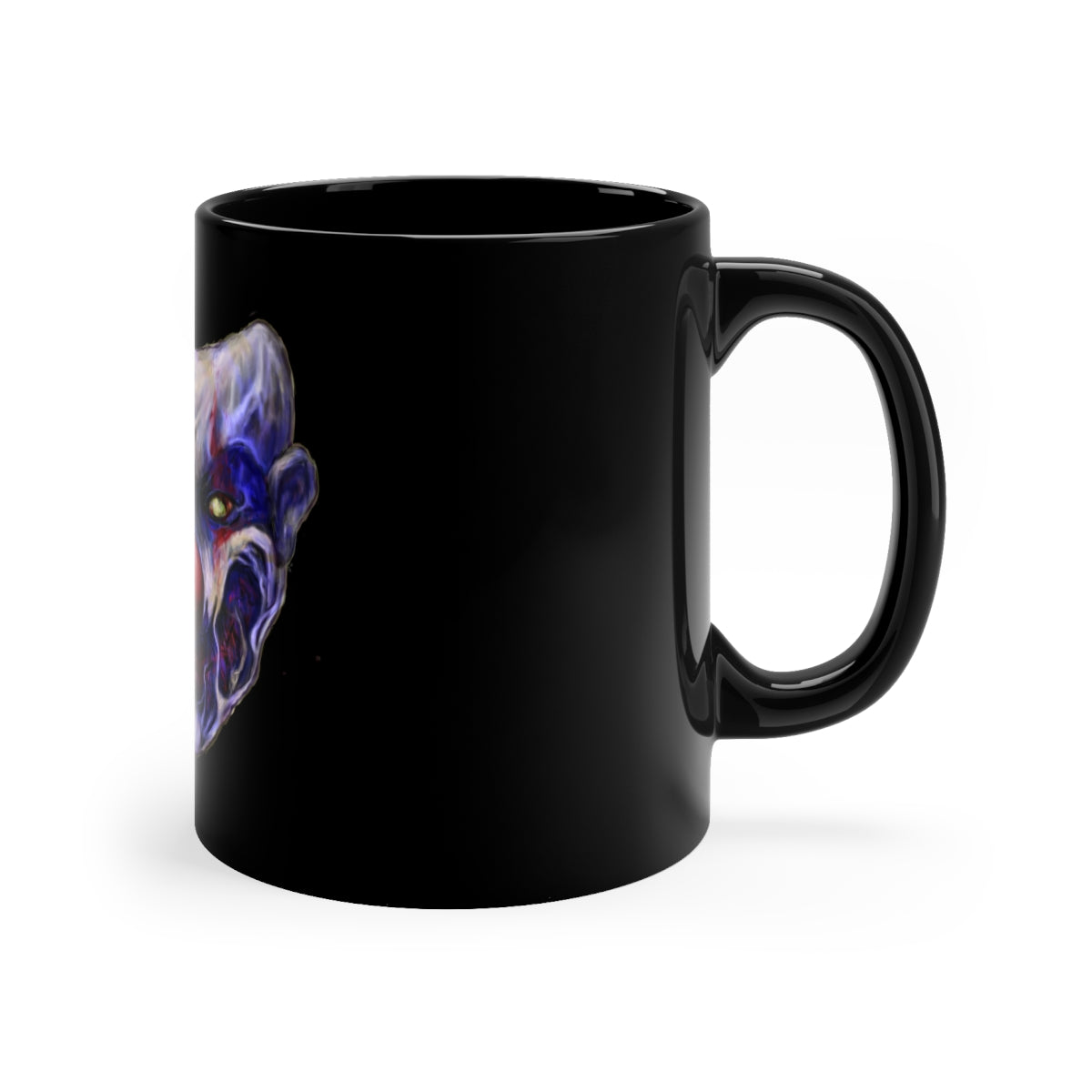 Giggles 11oz Black Mug