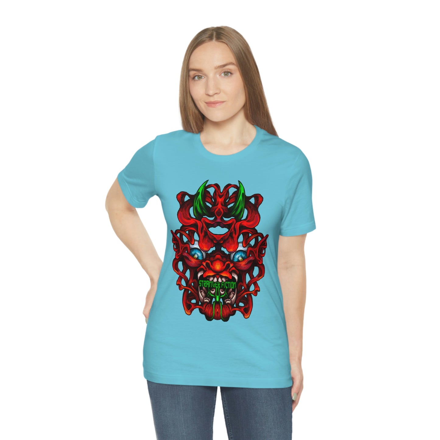 Red Oni  Unisex Jersey Short Sleeve Tee