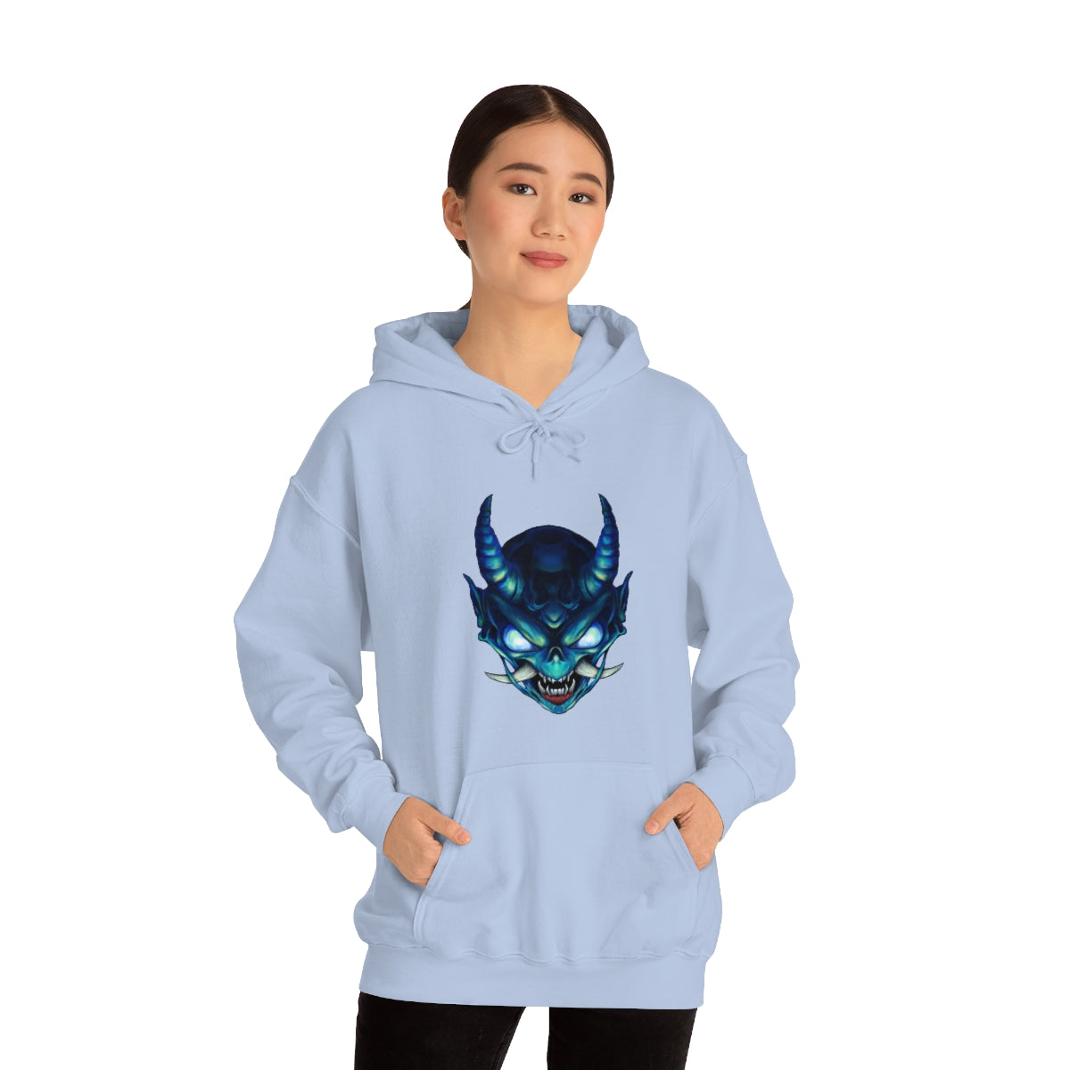 Blue Oni Unisex Heavy Blend™ Hooded Sweatshirt