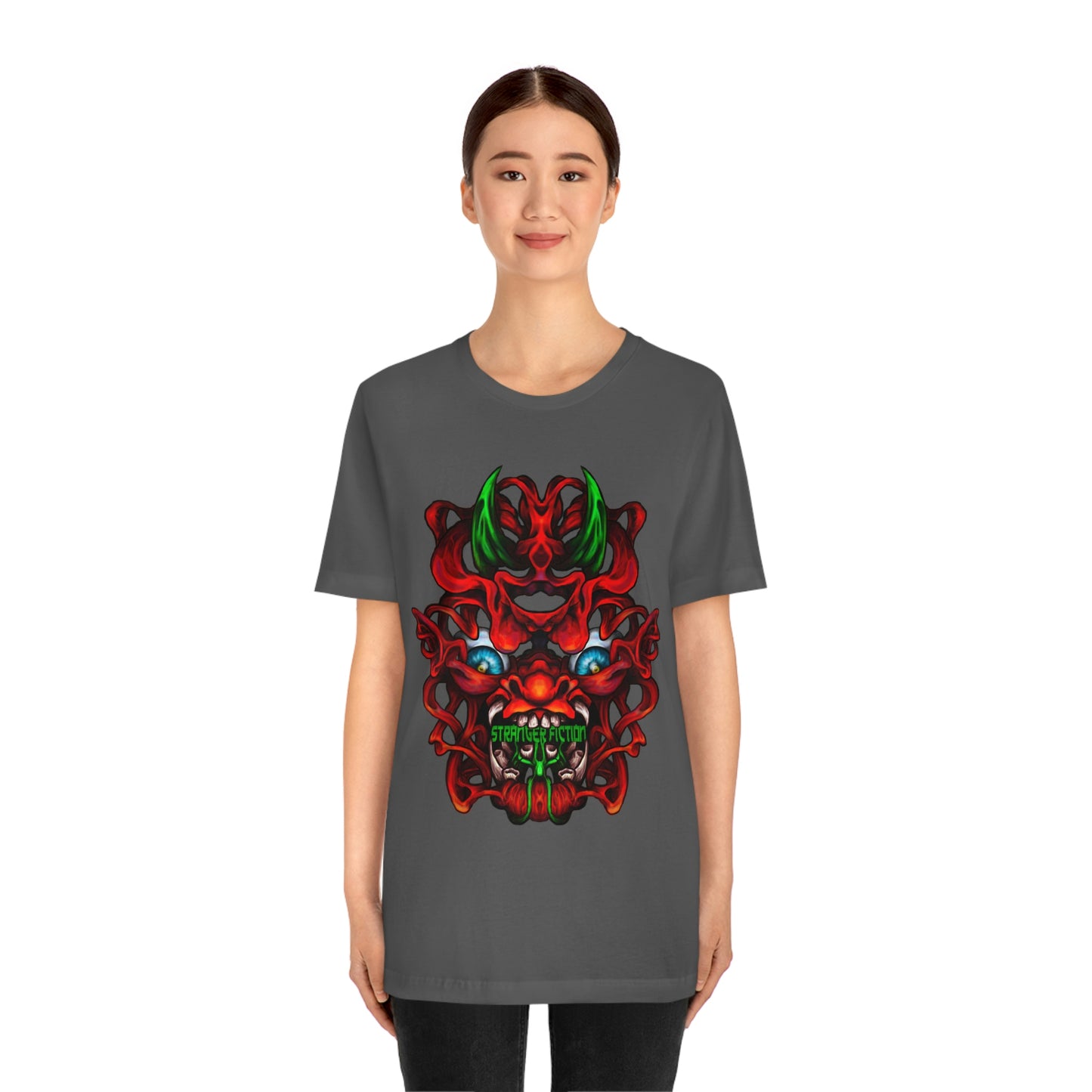 Red Oni  Unisex Jersey Short Sleeve Tee