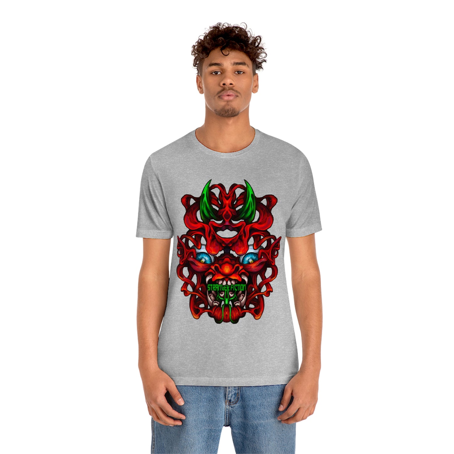 Red Oni  Unisex Jersey Short Sleeve Tee