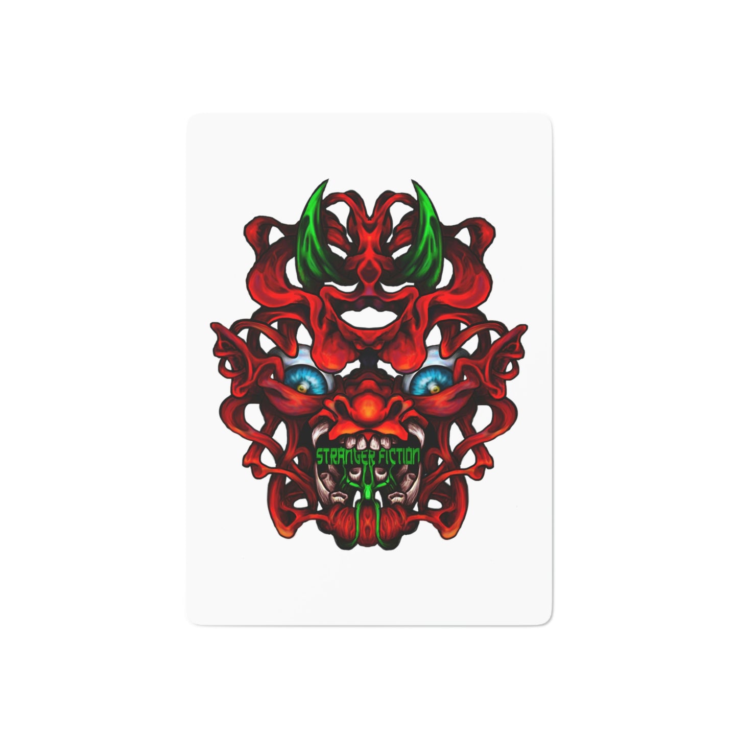 Red Oni Custom Poker Cards