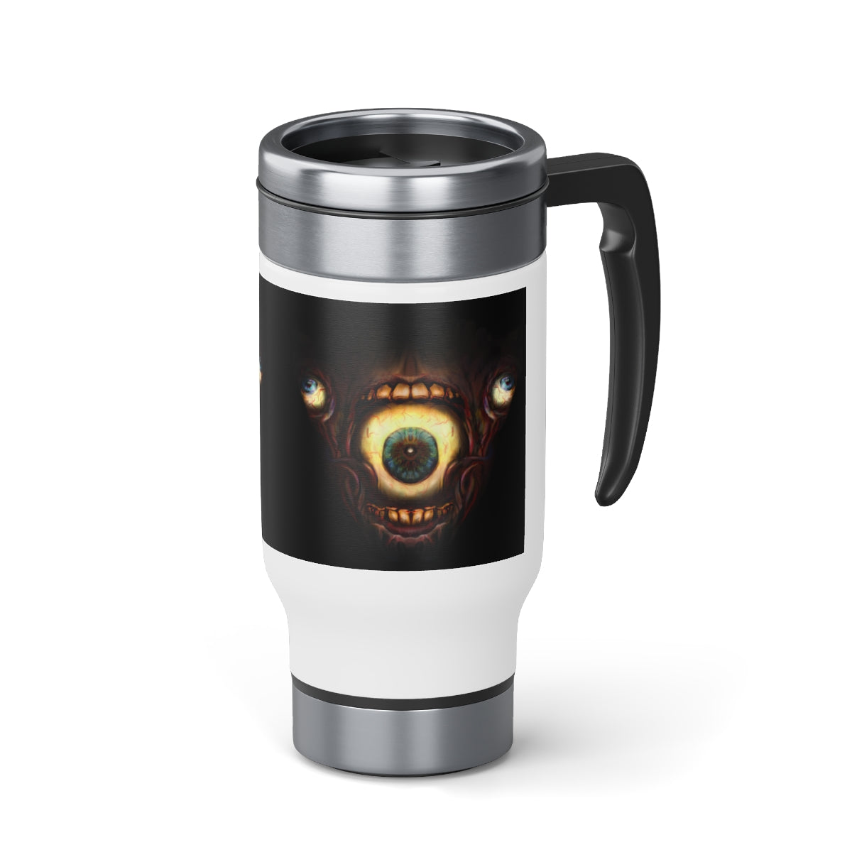 Seer Stainless Steel Travel Mug with Handle, 14oz