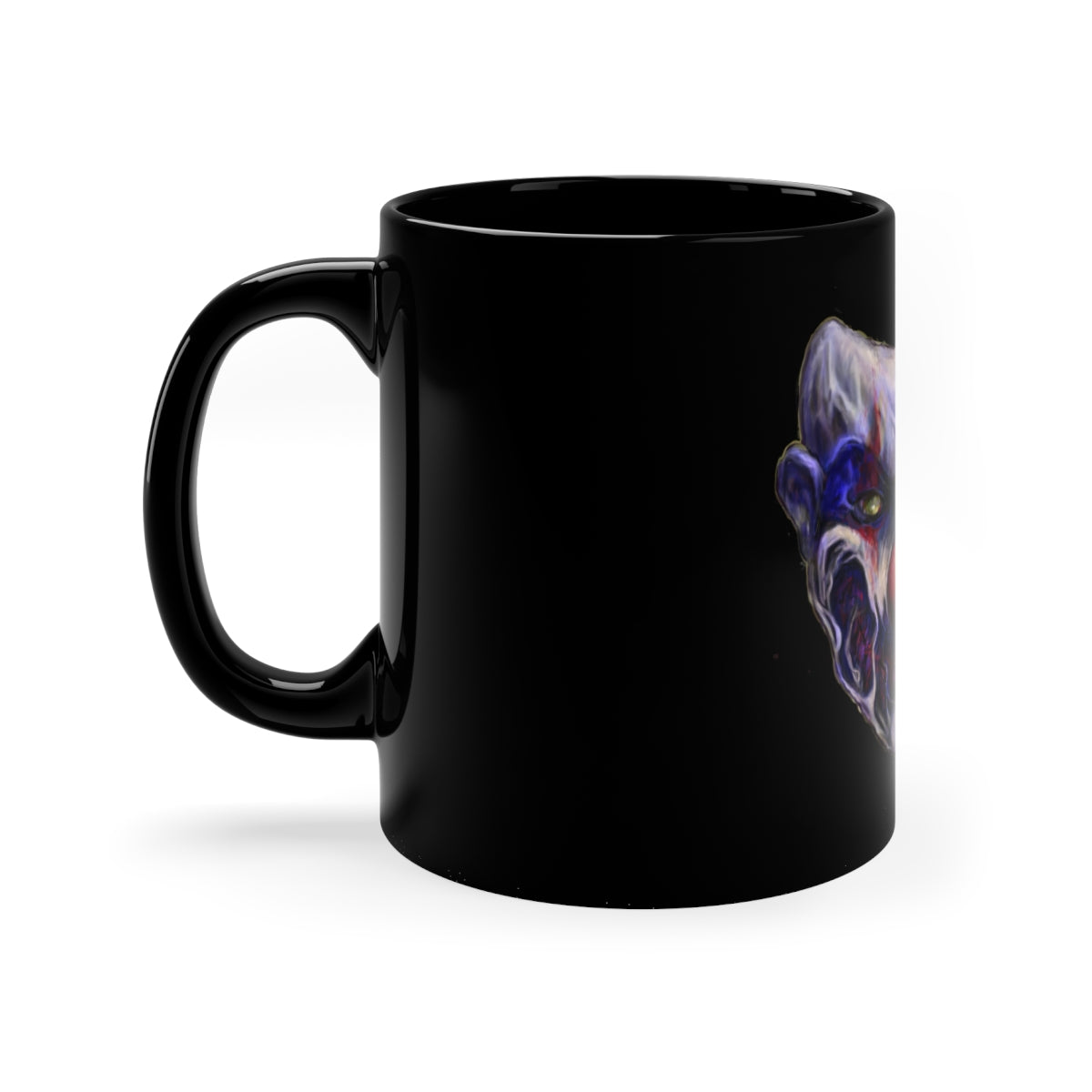 Giggles 11oz Black Mug