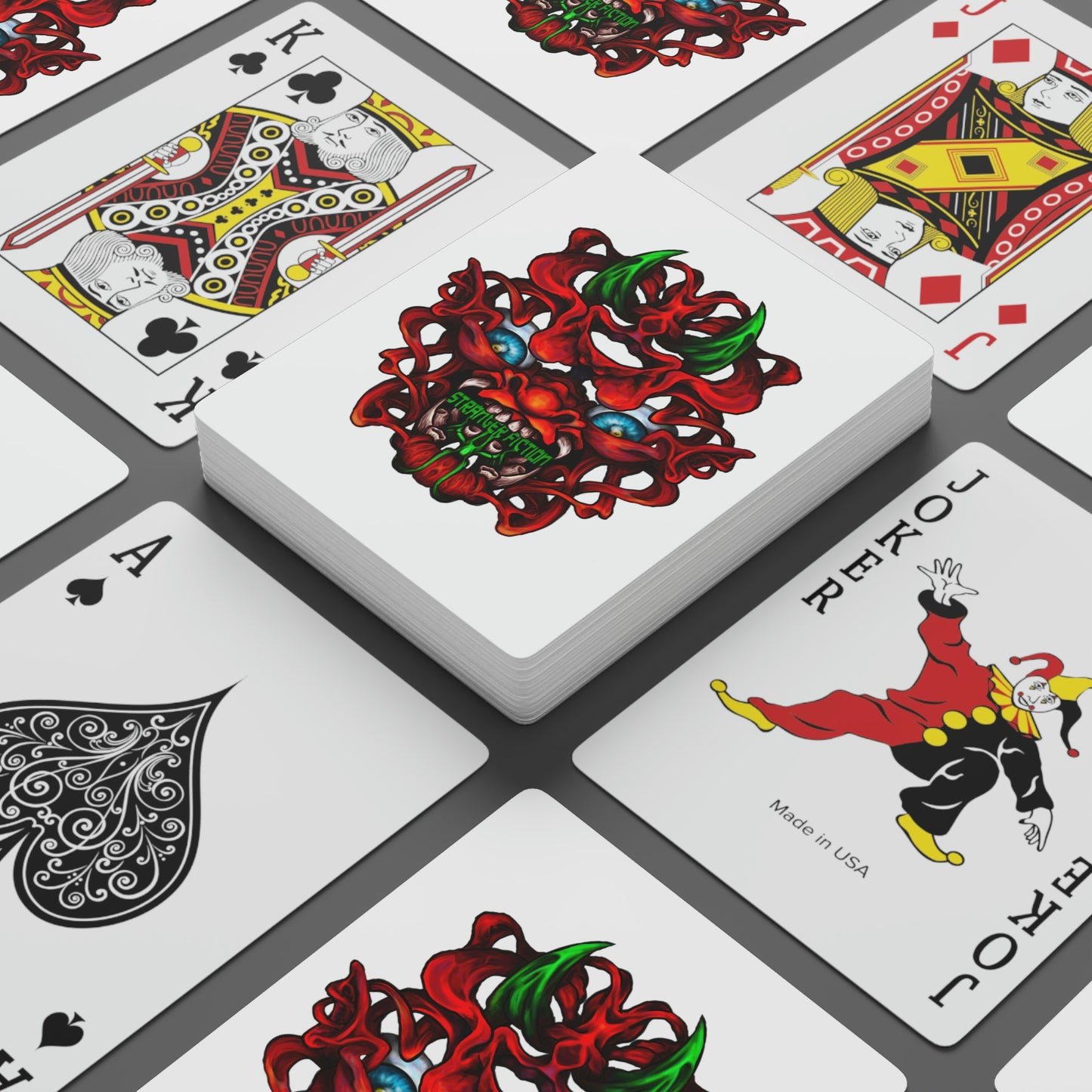 Red Oni Custom Poker Cards