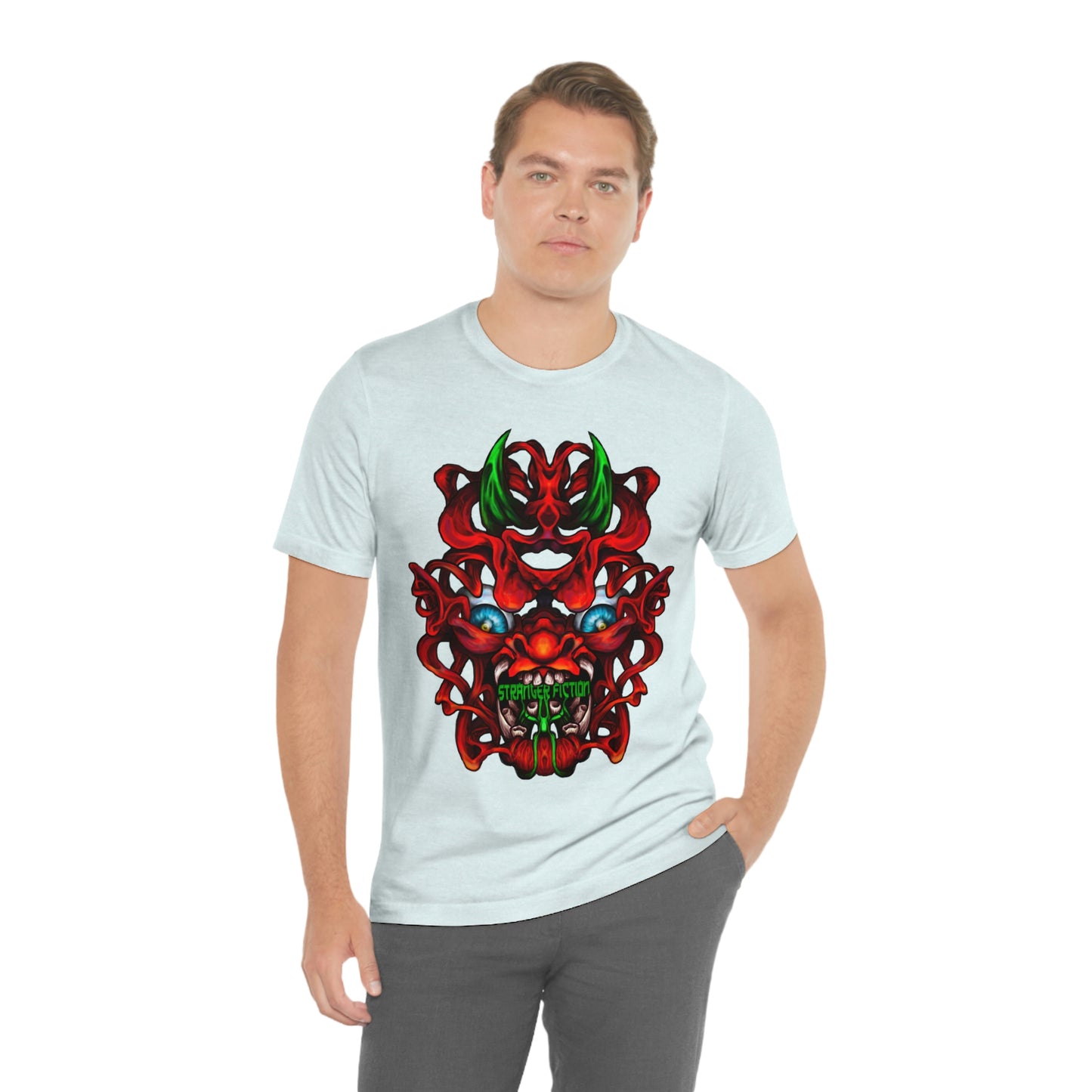 Red Oni  Unisex Jersey Short Sleeve Tee