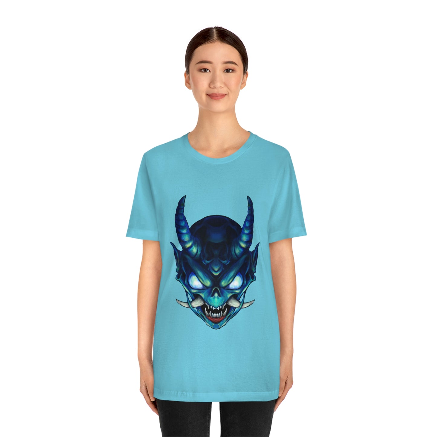 Blue Oni Unisex Jersey Short Sleeve Tee