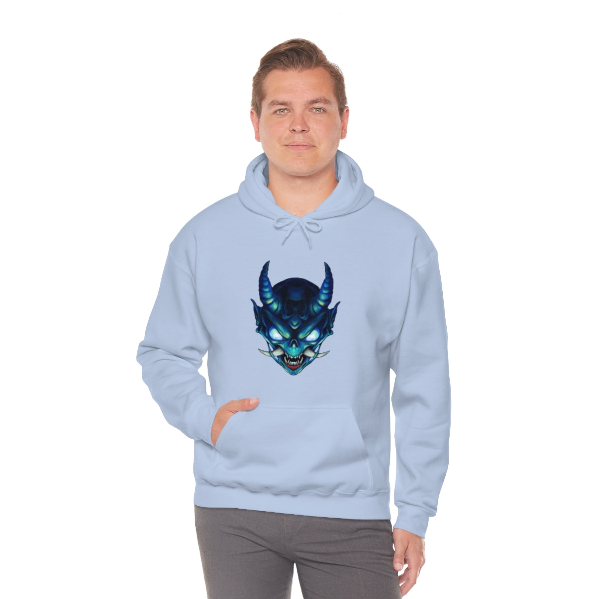 Blue Oni Unisex Heavy Blend™ Hooded Sweatshirt