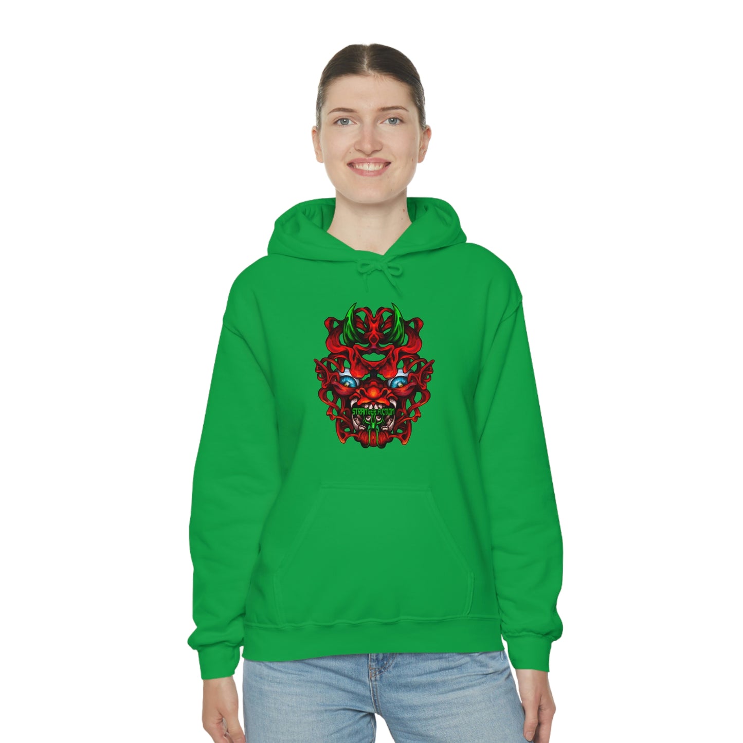 Red Oni Unisex Heavy Blend™ Hooded Sweatshirt