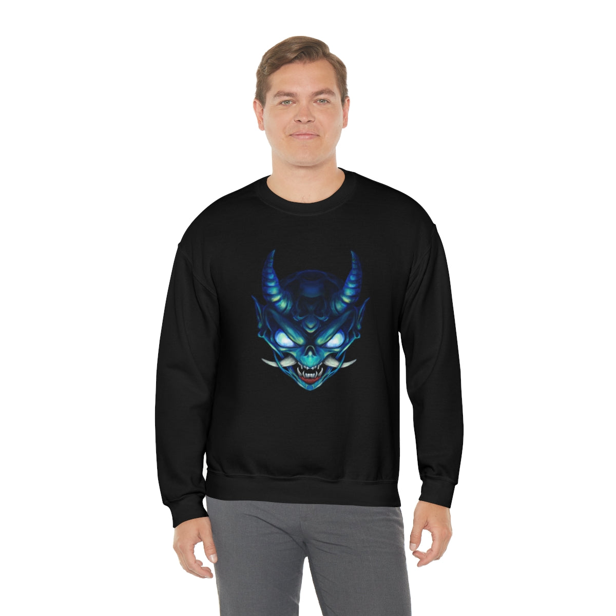 Blue Oni Unisex Heavy Blend™ Crewneck Sweatshirt