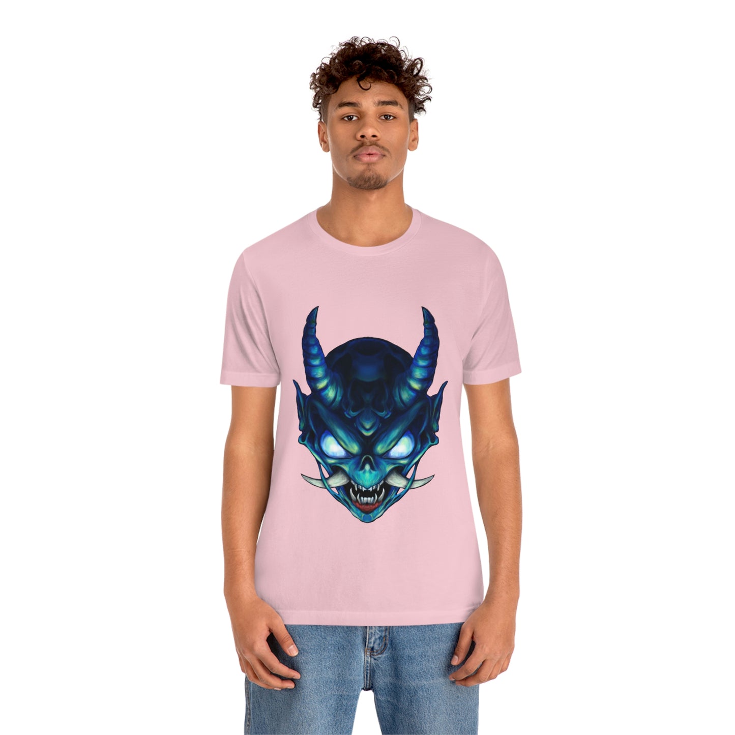 Blue Oni Unisex Jersey Short Sleeve Tee