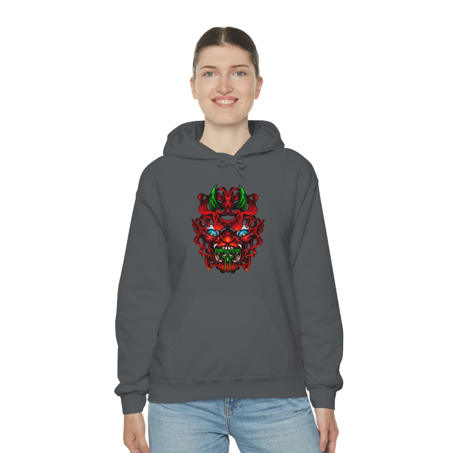 Red Oni Unisex Heavy Blend™ Hooded Sweatshirt