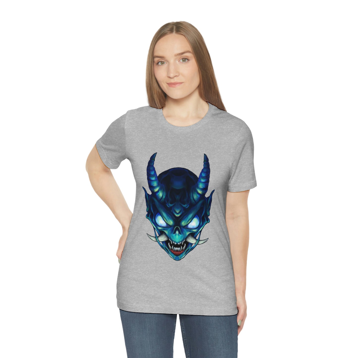 Blue Oni Unisex Jersey Short Sleeve Tee