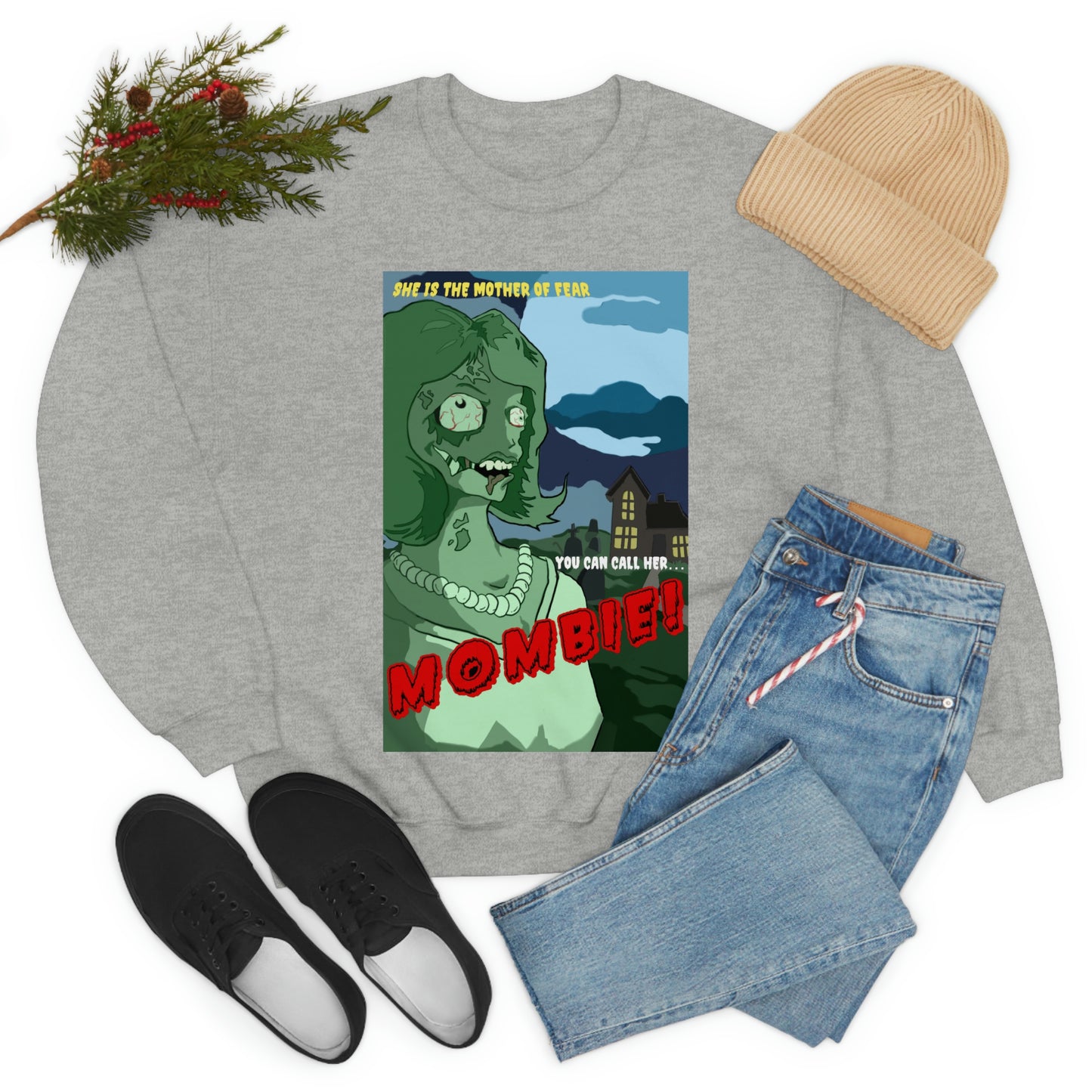 Mombie the Movie Unisex Heavy Blend™ Crewneck Sweatshirt