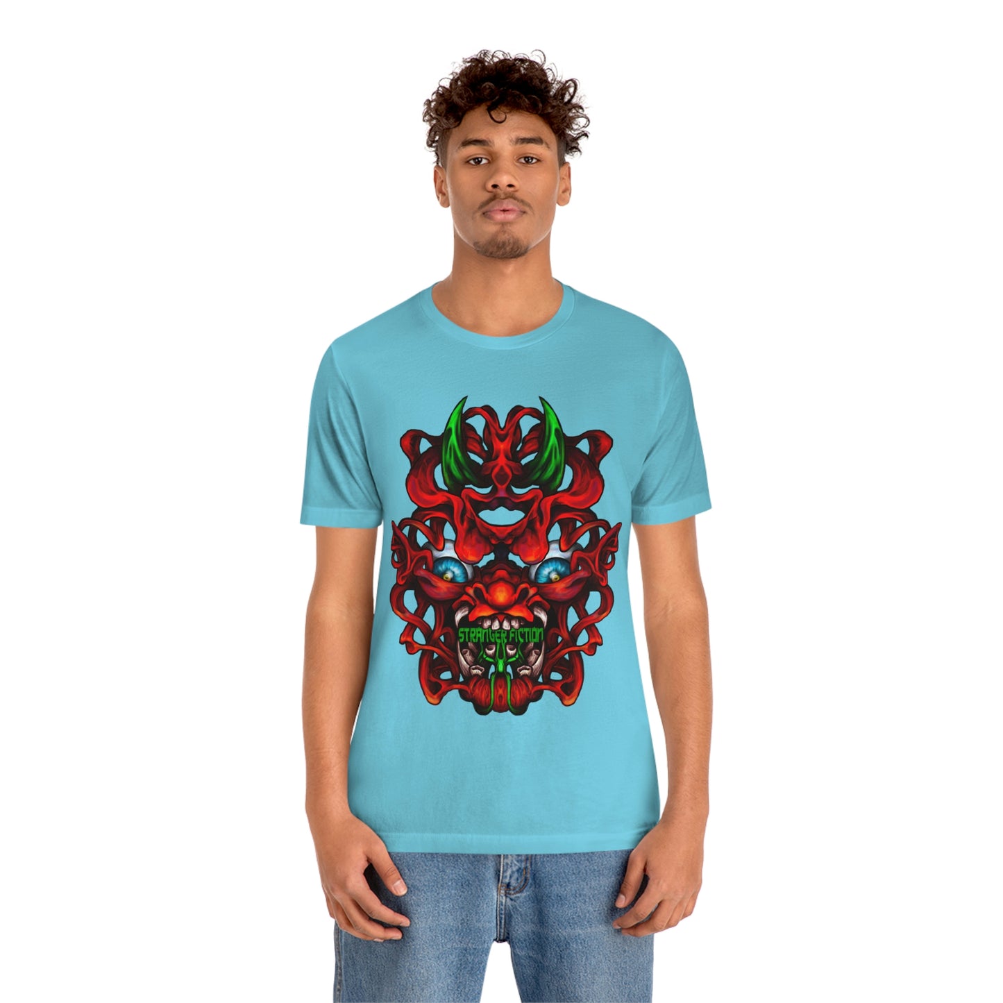 Red Oni  Unisex Jersey Short Sleeve Tee