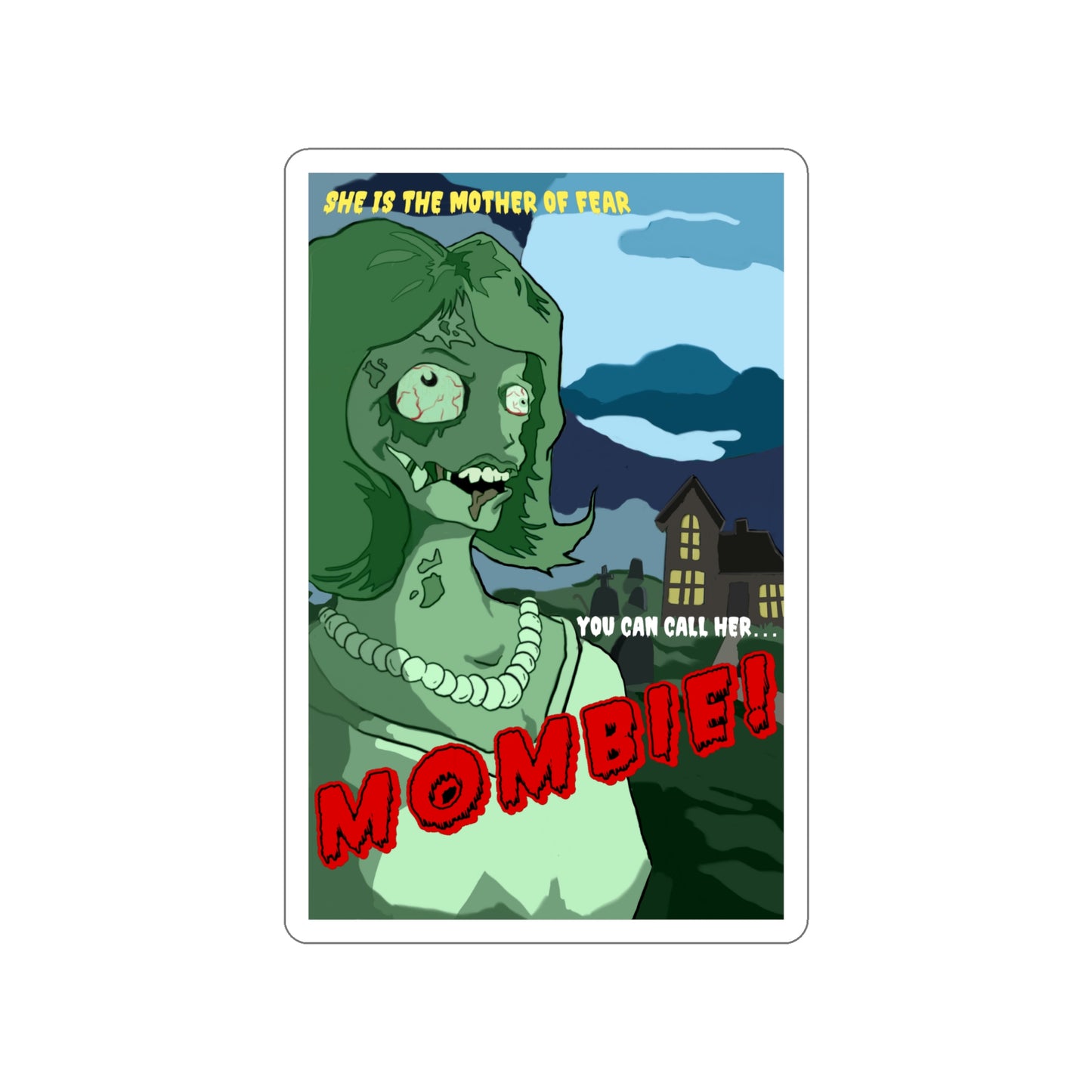 Mombie the Movie Die-Cut Stickers