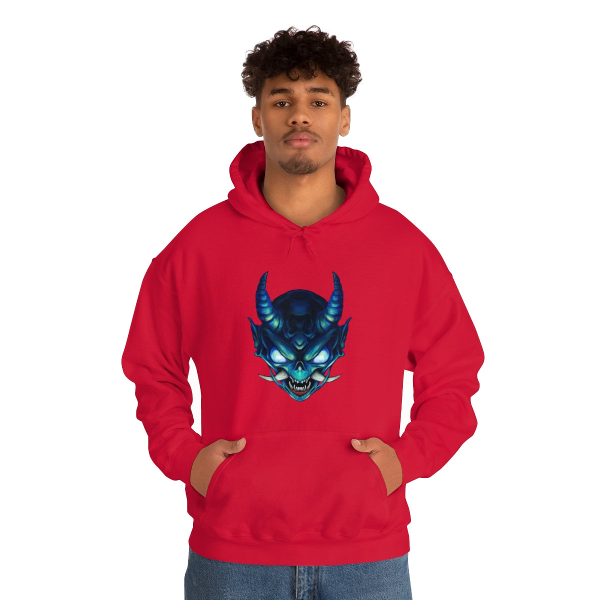 Blue Oni Unisex Heavy Blend™ Hooded Sweatshirt