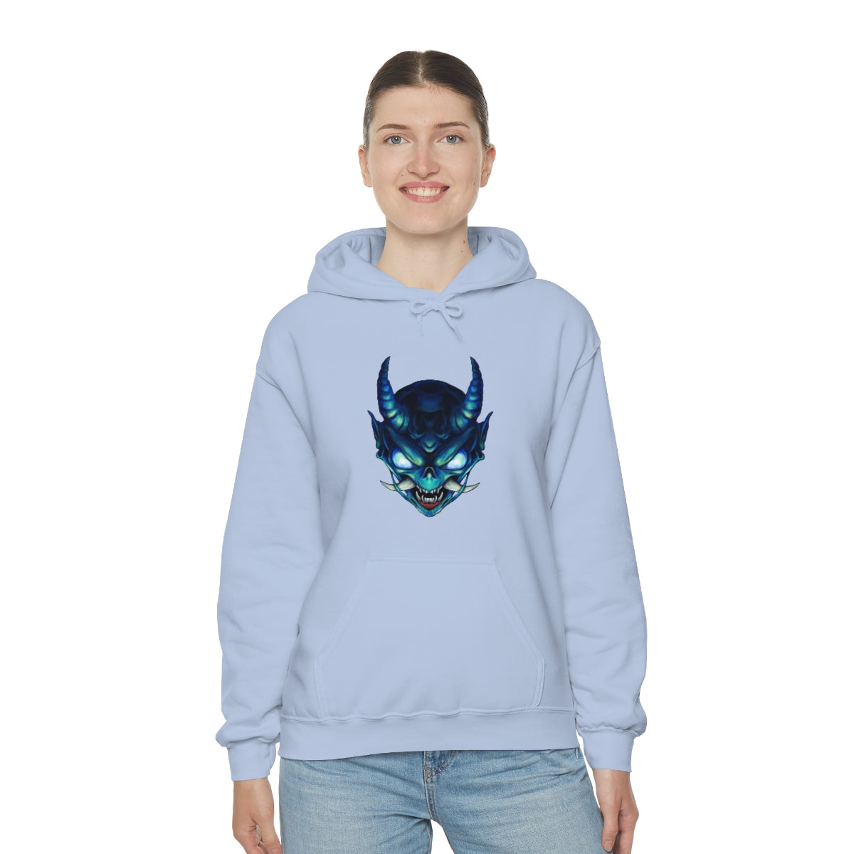 Blue Oni Unisex Heavy Blend™ Hooded Sweatshirt