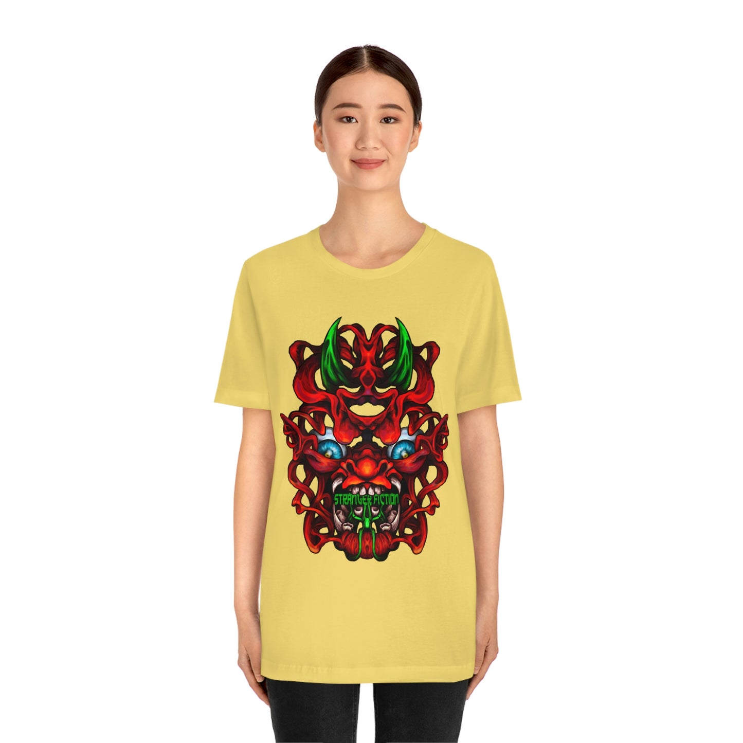 Red Oni  Unisex Jersey Short Sleeve Tee