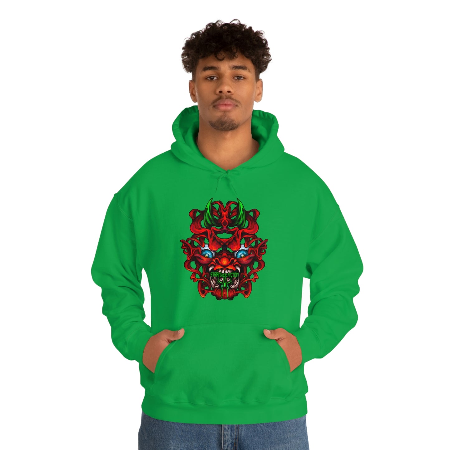 Red Oni Unisex Heavy Blend™ Hooded Sweatshirt