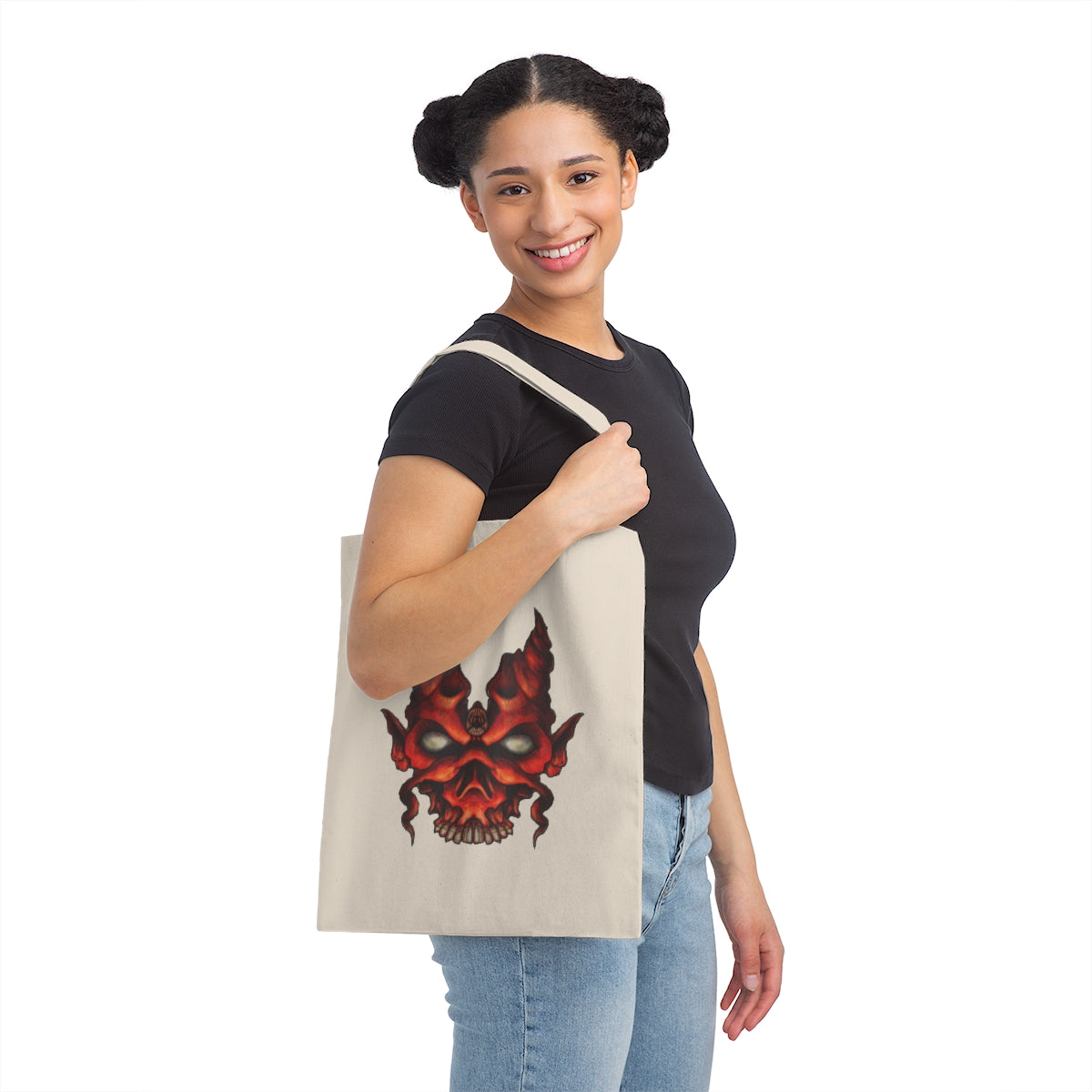 Scratch Canvas Tote Bag