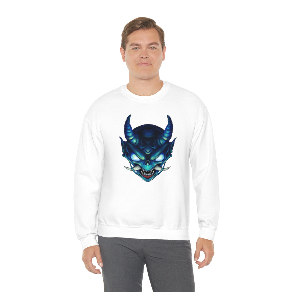 Blue Oni Unisex Heavy Blend™ Crewneck Sweatshirt