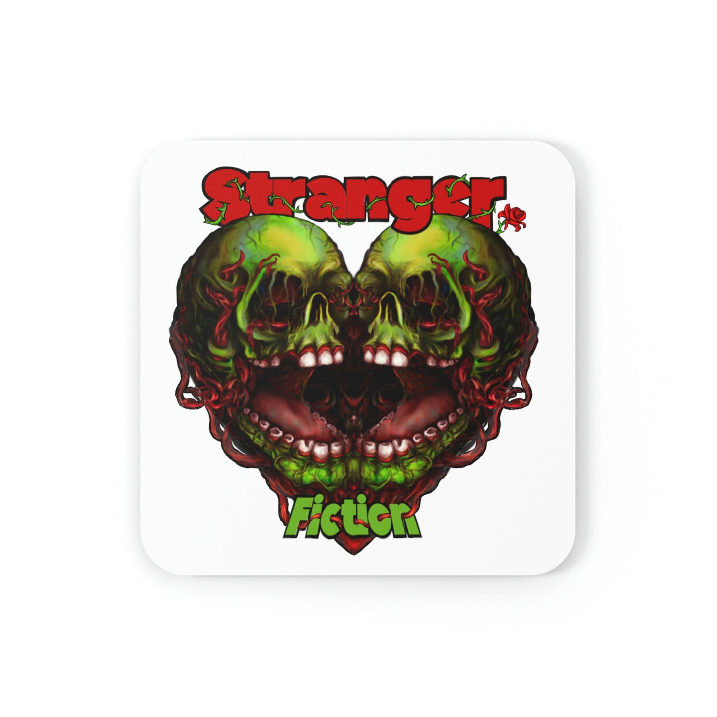 ‘Til Death Cork Back Coaster