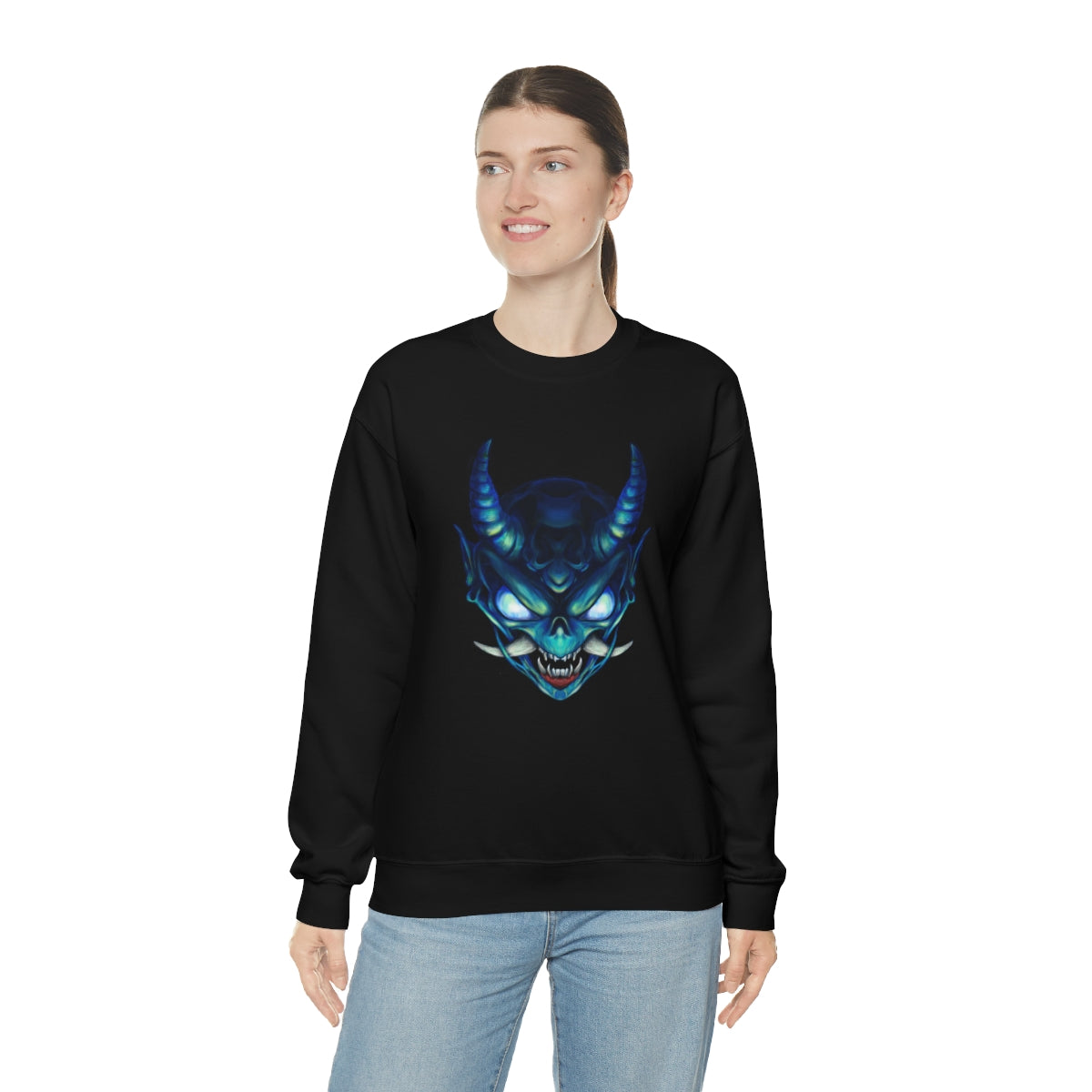 Blue Oni Unisex Heavy Blend™ Crewneck Sweatshirt