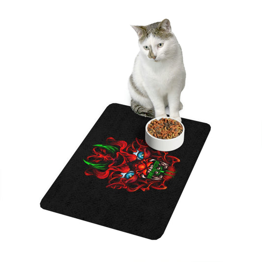 Red Oni Pet Food Mat (12x18)