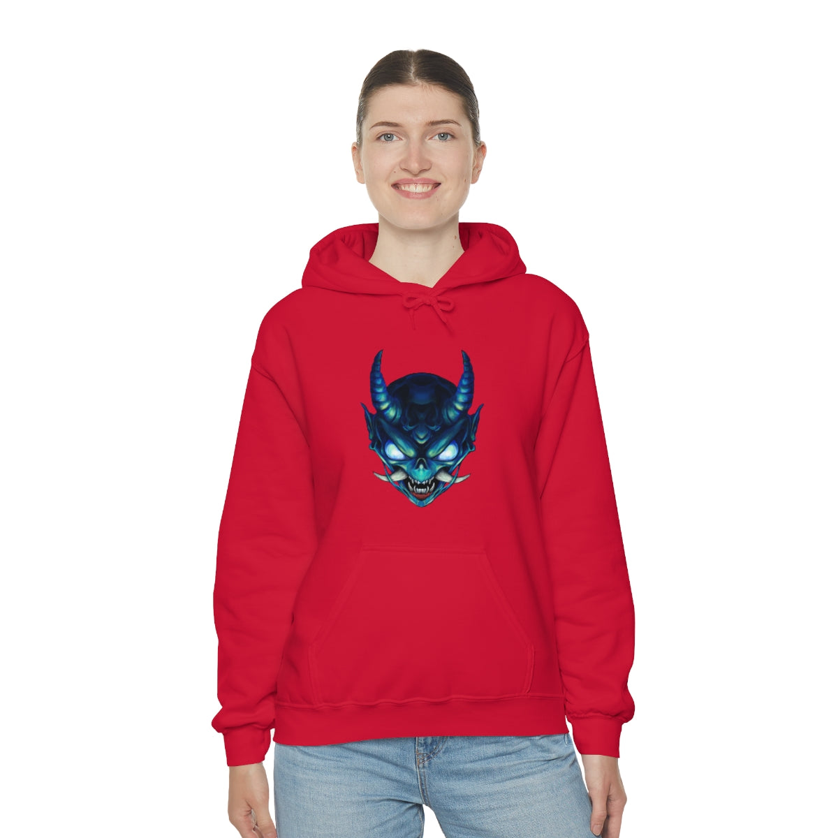 Blue Oni Unisex Heavy Blend™ Hooded Sweatshirt